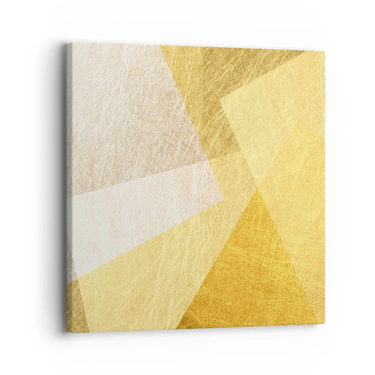 Lærredstryk - Billede på lærred - Geometriens vejr - 30x30 cm