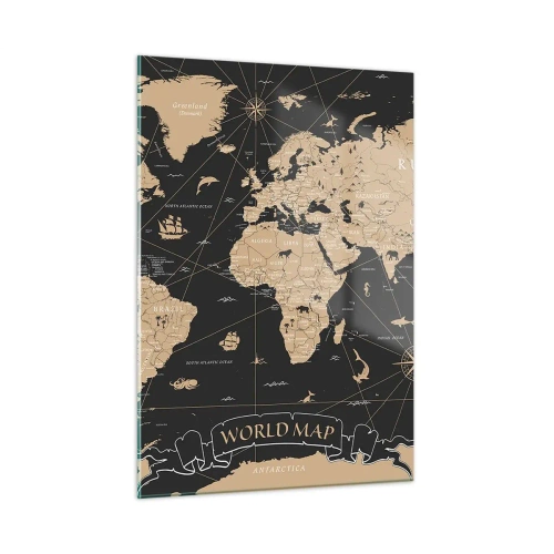 Billede på glas - Grænserne for min verden - 50x70 cm