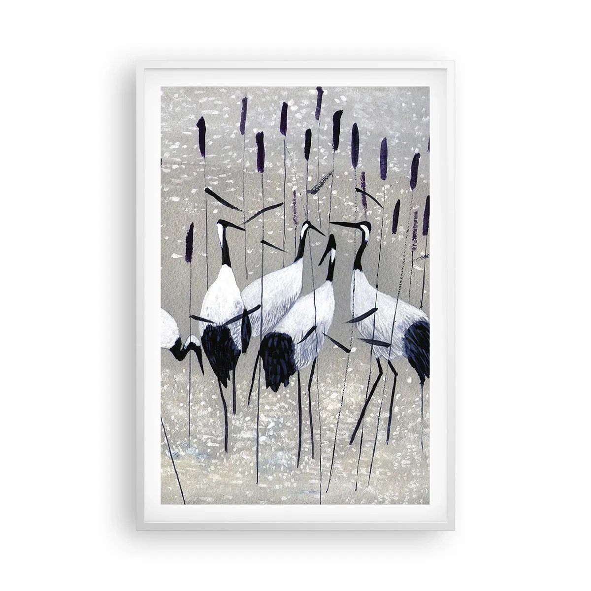 Plakat i hvid ramme - Blandt sine egne - 61x91 cm