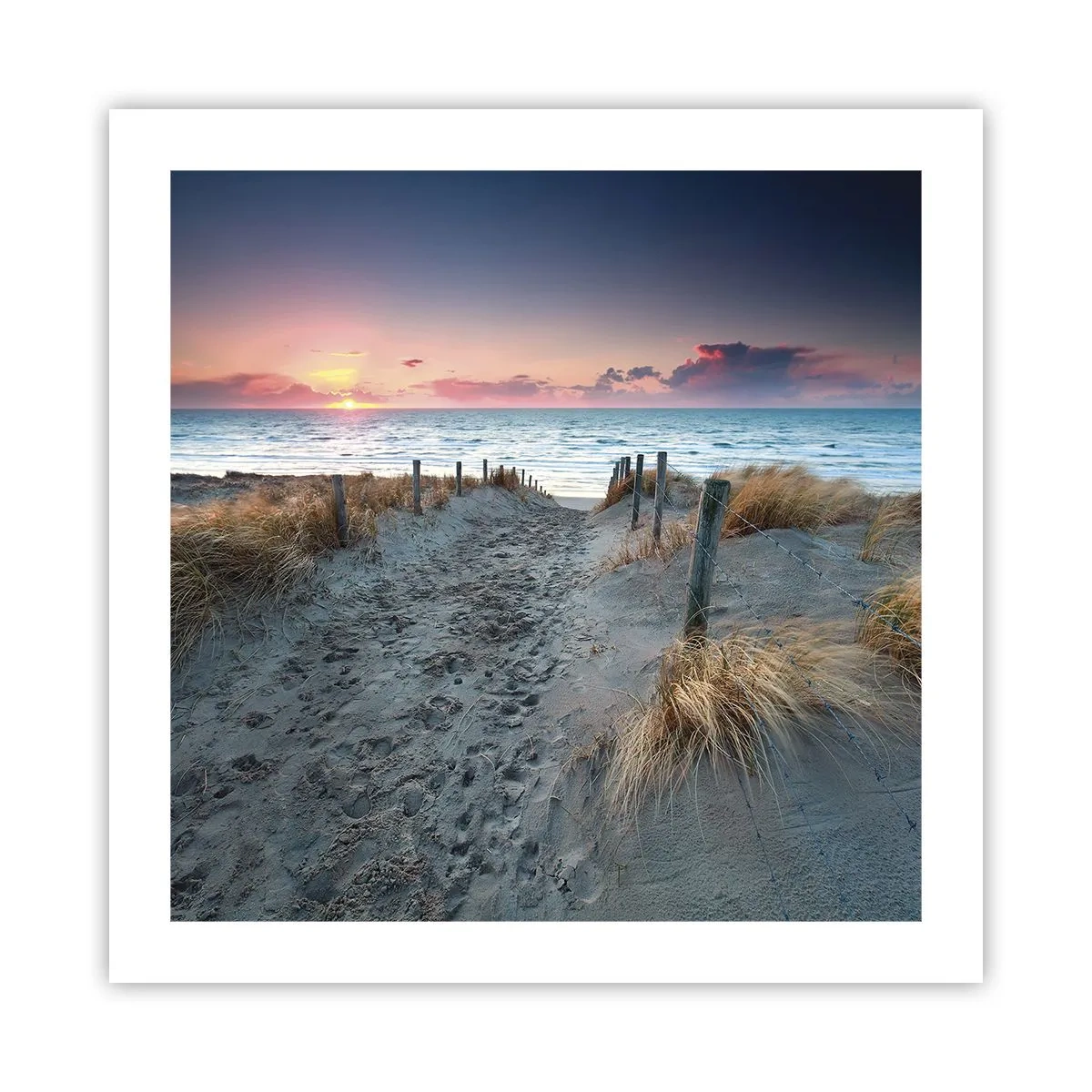 Plakat - Du har udgydt en regnbue af strålende pragt.... - 50x50 cm