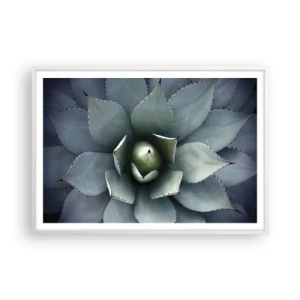 Plakat i hvid ramme - Lokkemad og advarsler - 100x70 cm
