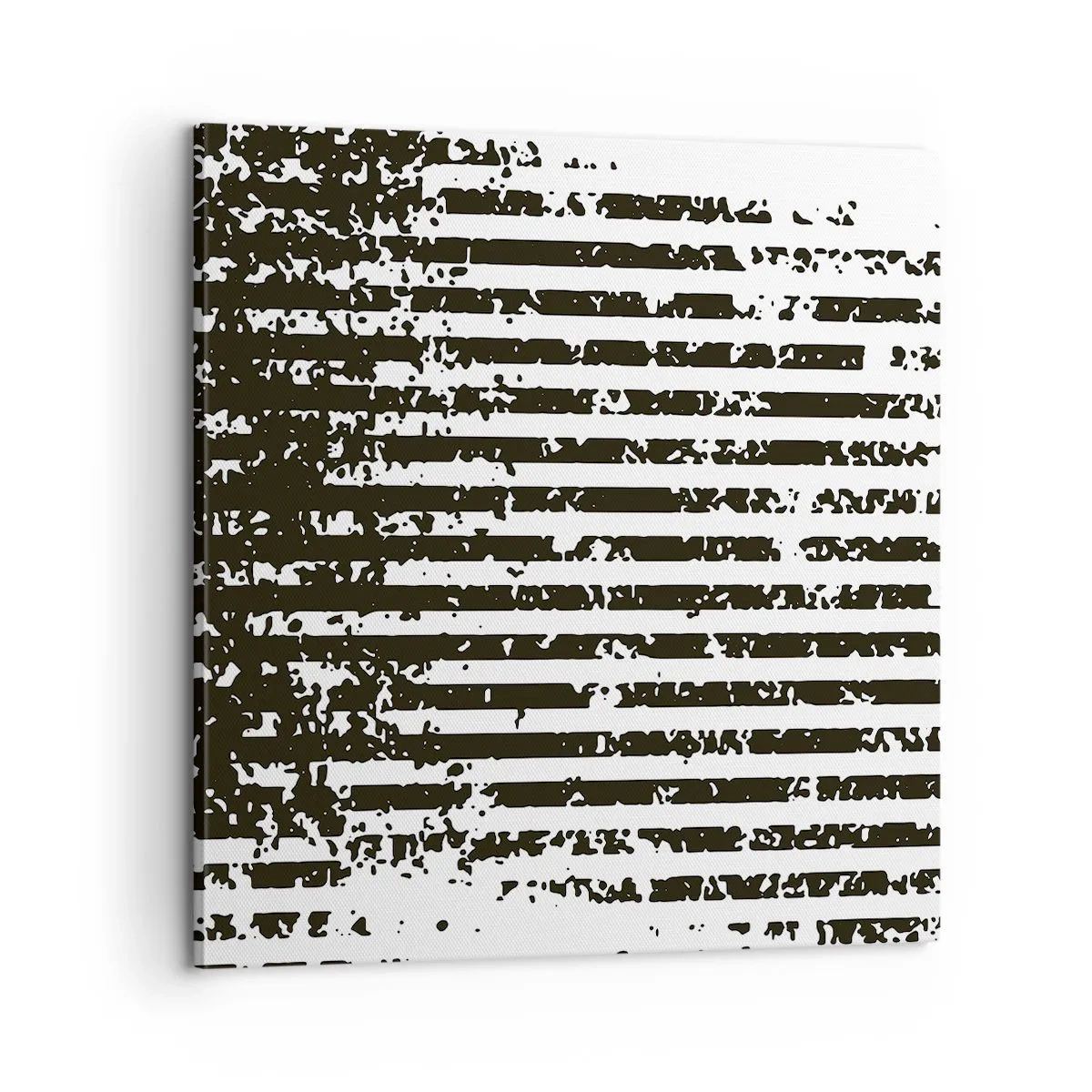 Lærredstryk - Billede på lærred - Rytme og støj - 60x60 cm