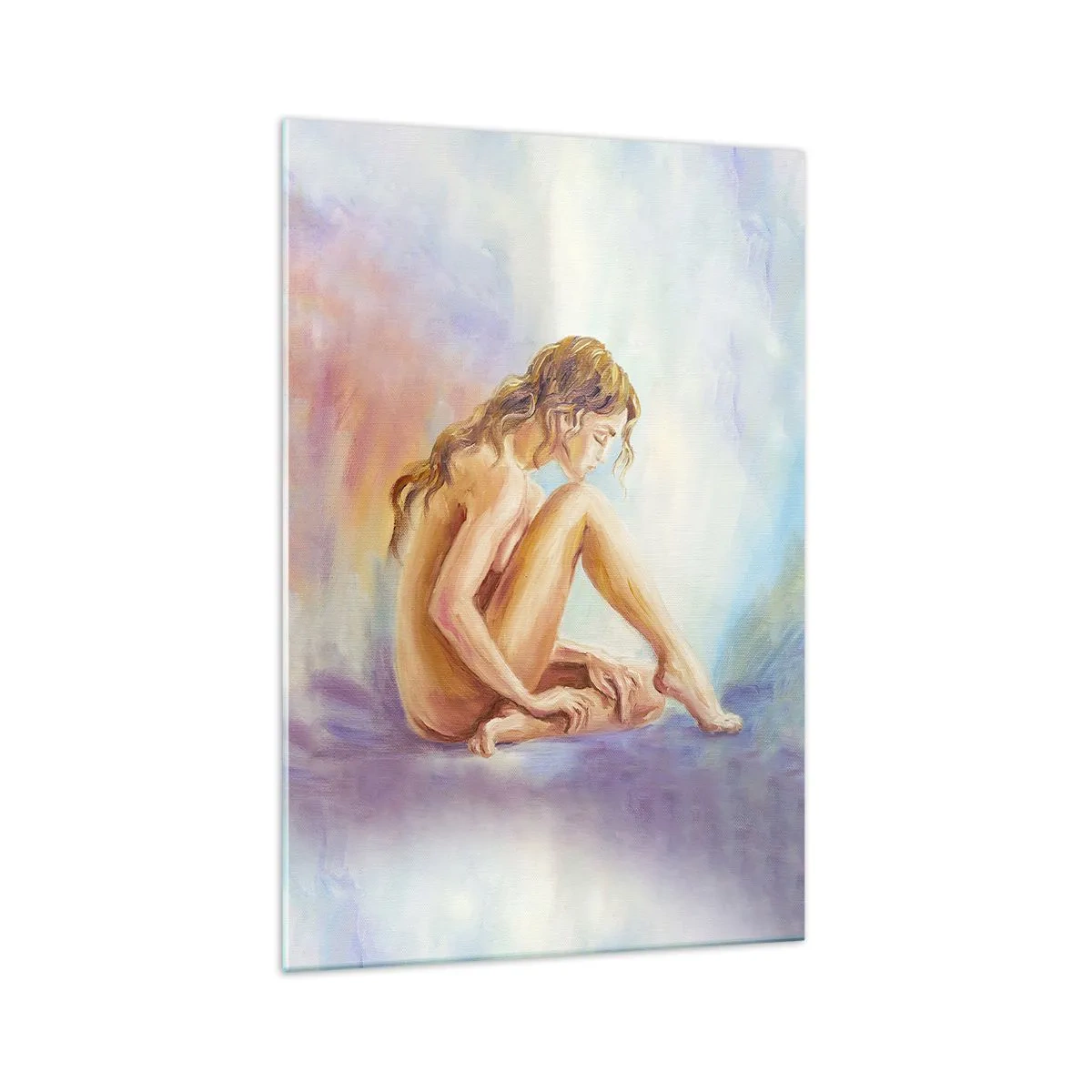 Billede på glas - Ungdomens handling - 70x100 cm
