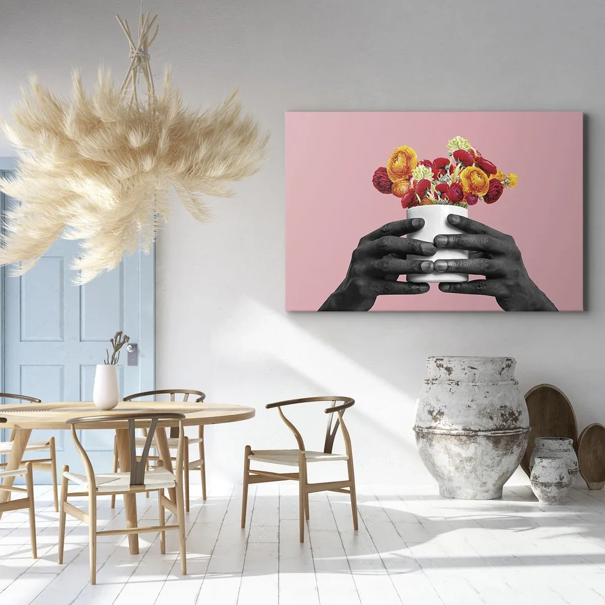 Lærredstryk - Billede på lærred - Livets apotheose - 100x70 cm