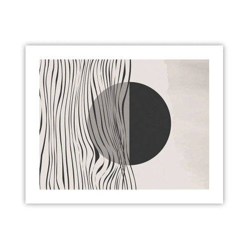 Plakat - Halvkomposition - 50x40 cm