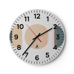 Vægur, Uret - Hjul for hjul - 40x40 cm