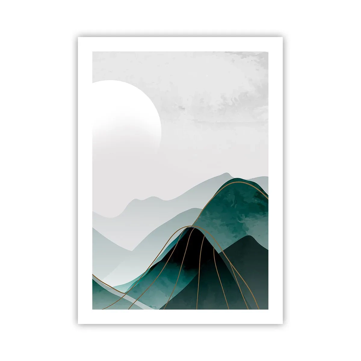 Plakat - I fuld majestæt - 50x70 cm