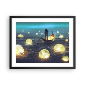 Plakat i sort ramme - Ting, som filosoffer aldrig har drømt om - 50x40 cm