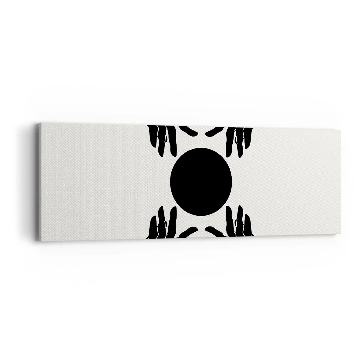 Lærredstryk - Billede på lærred - Et hemmeligt tegn - 90x30 cm