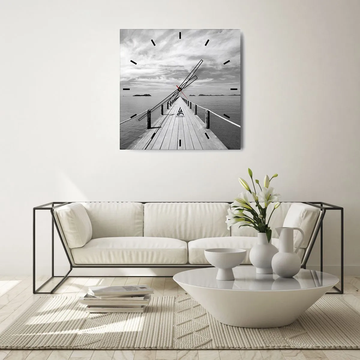 Vægur, Uret - Eller måske en rejse... - 30x30 cm