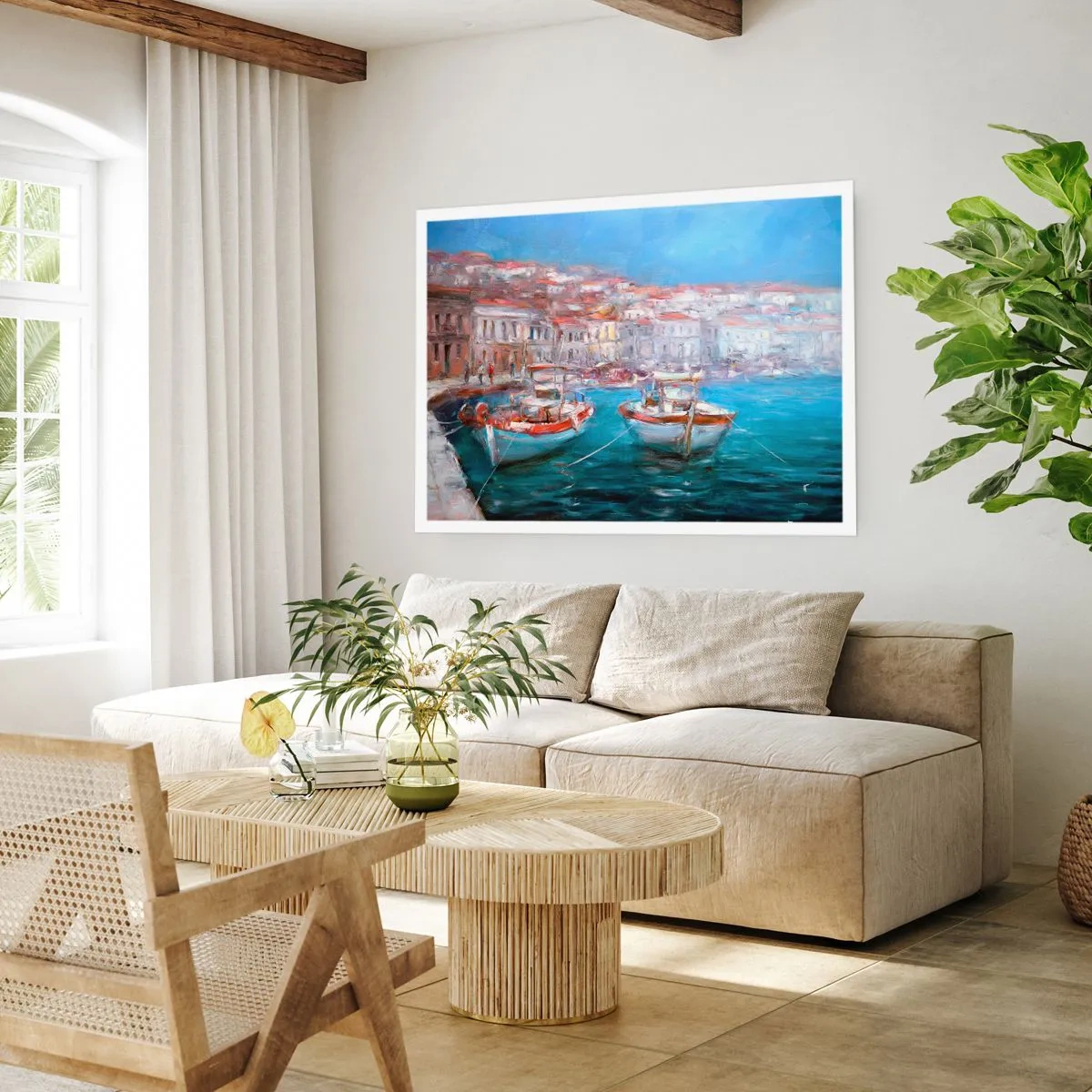 Plakat - Italiensk bugt - 40x30 cm