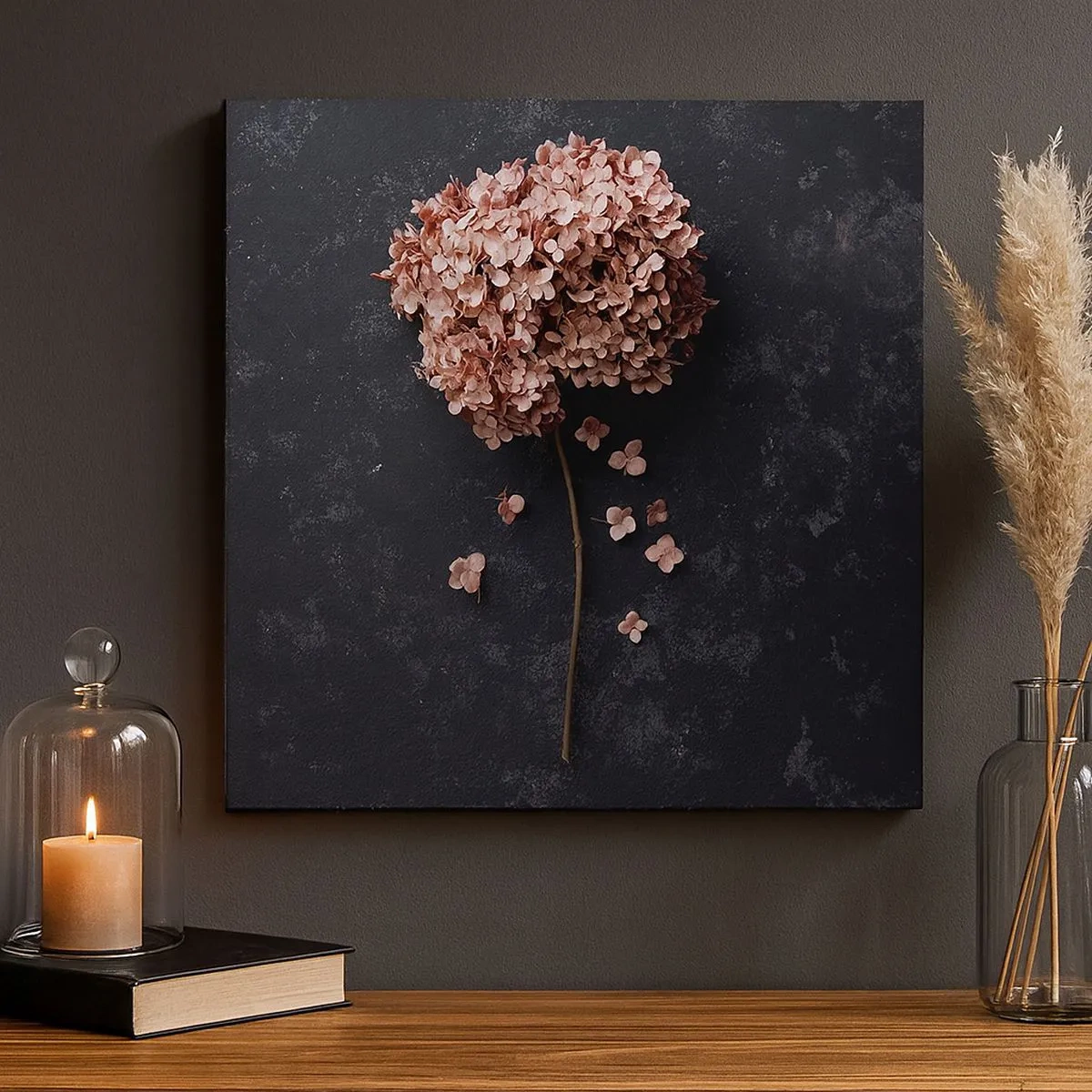 Lærredstryk - Billede på lærred - Et virkelig romantisk tegn - 30x30 cm