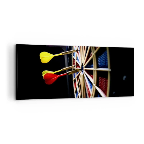 Lærredstryk - Billede på lærred - Lige til sagen - 120x50 cm