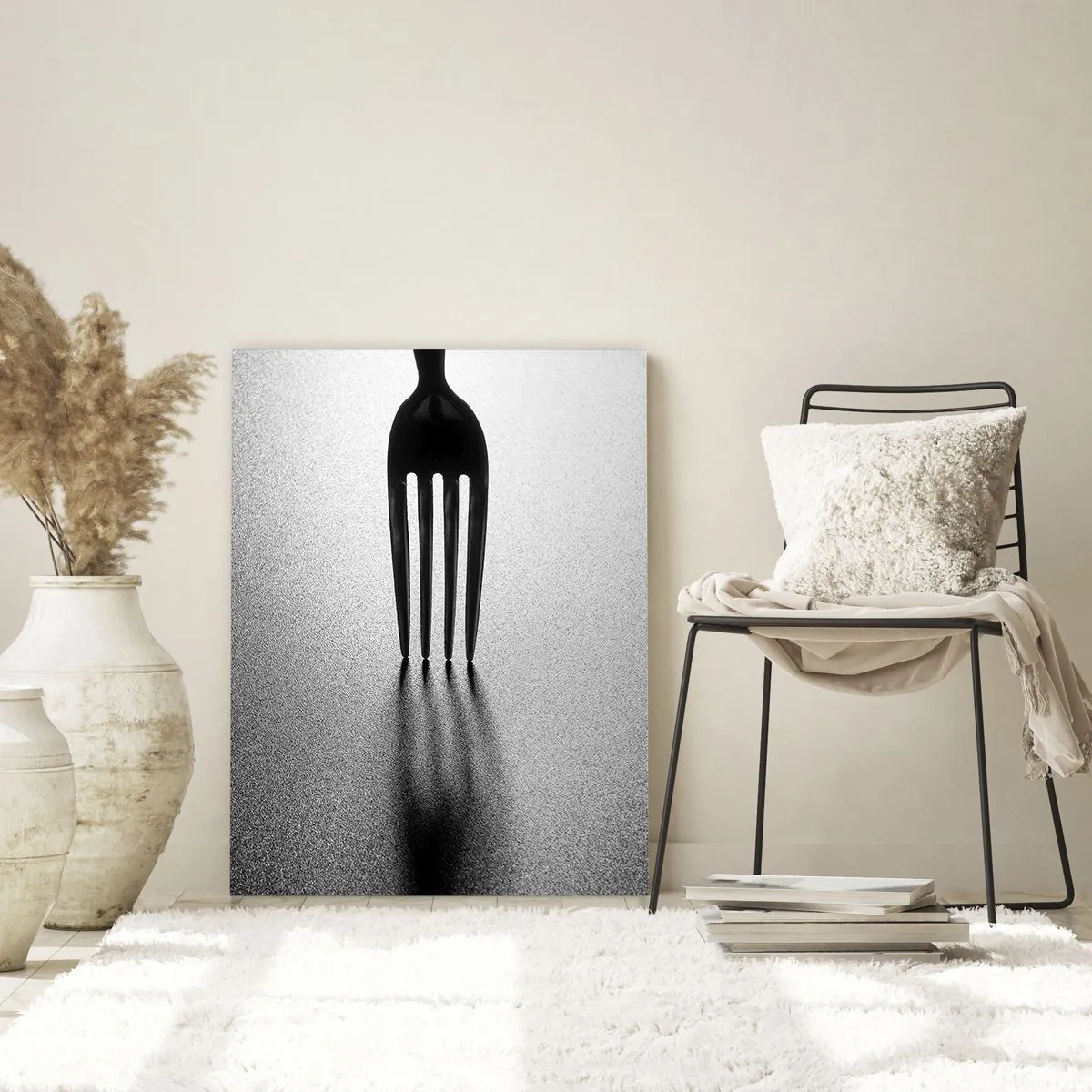 Billede på glas - Lys og skygge - 70x100 cm