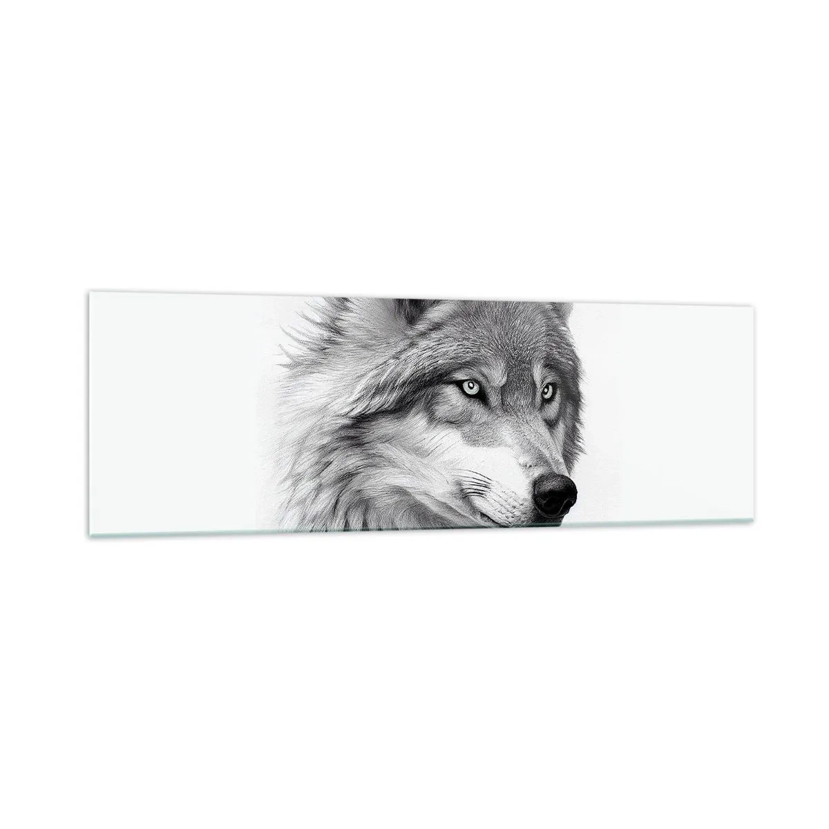 Billede på glas - Alpha - uden tvivl - 160x50 cm
