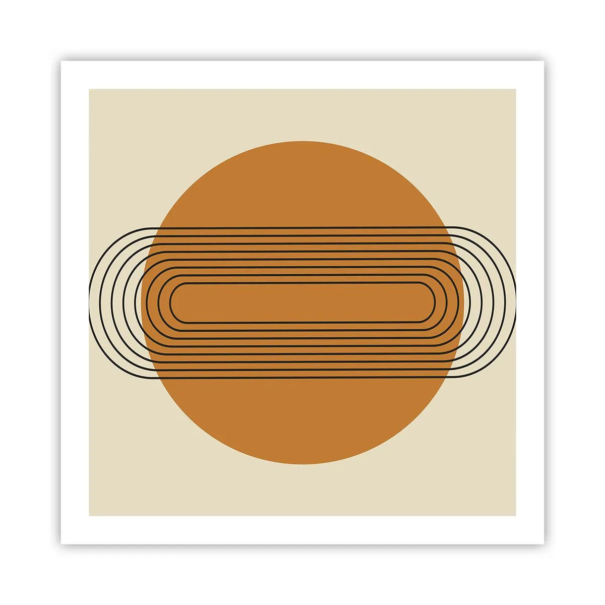 Plakat - Den perfekte plan - 60x60 cm