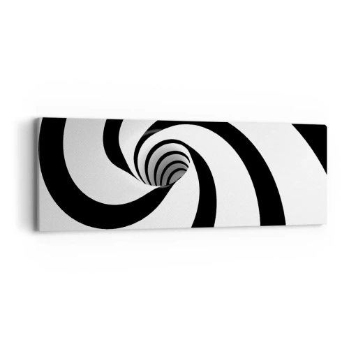 Lærredstryk - Billede på lærred - Overgiver du dig til vortexen? - 90x30 cm