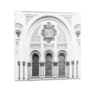 Billede på glas - På grænsen mellem kulturer - 30x30 cm