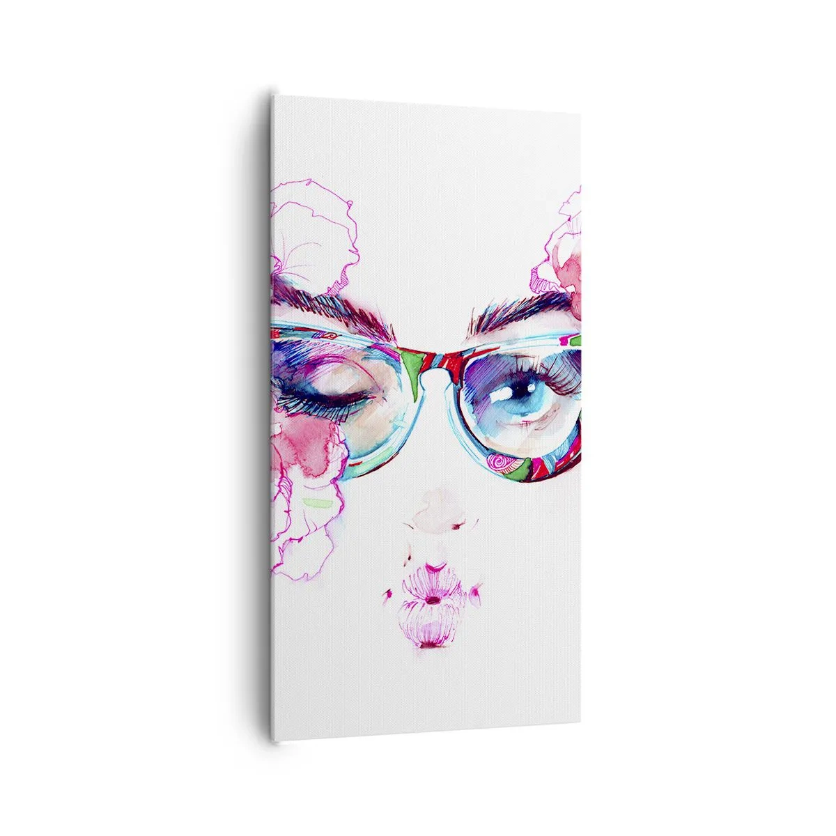 Lærredstryk - Billede på lærred - Et fristende løfte - 65x120 cm