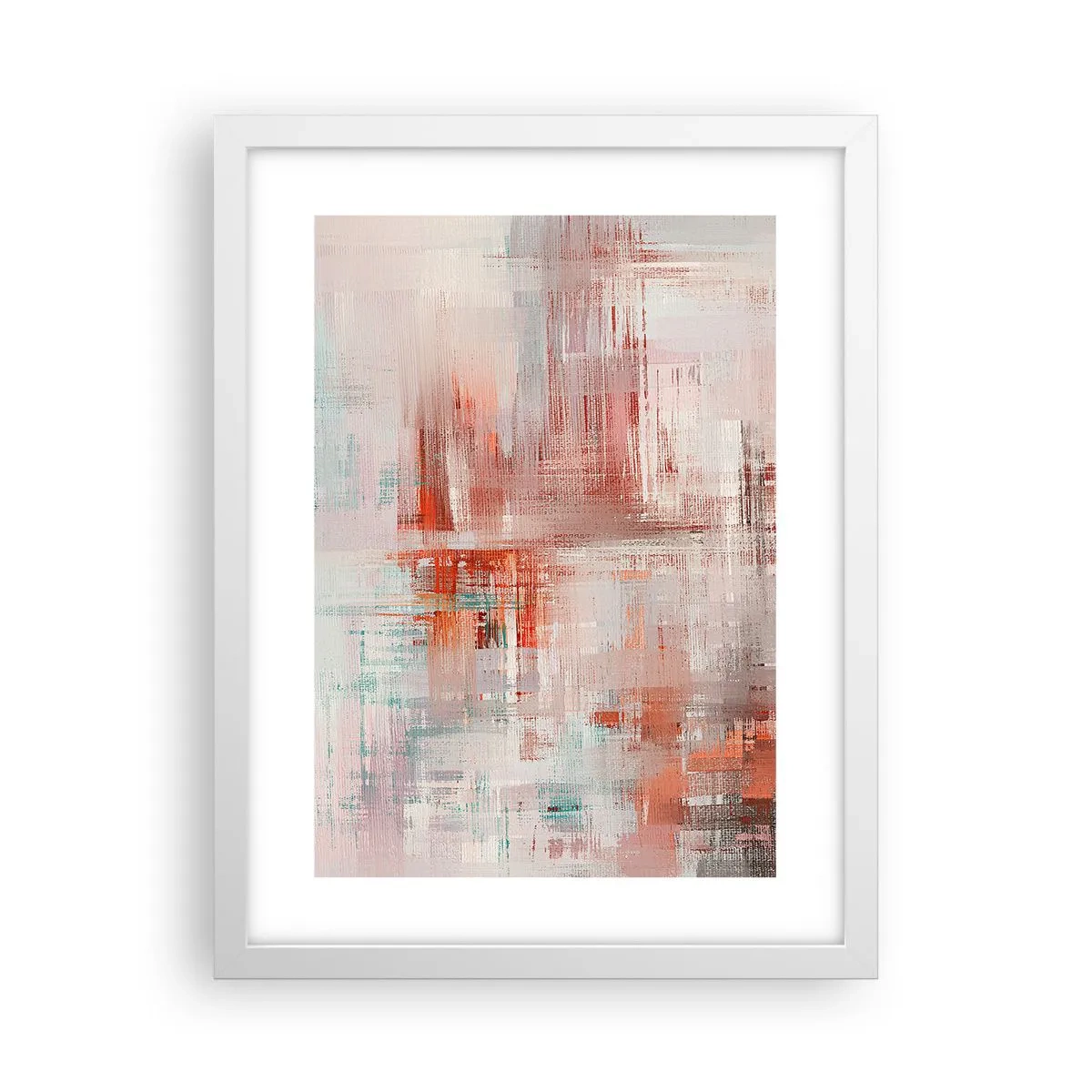 Plakat i hvid ramme - Diset. Hvor er dog det lyserødt - 30x40 cm