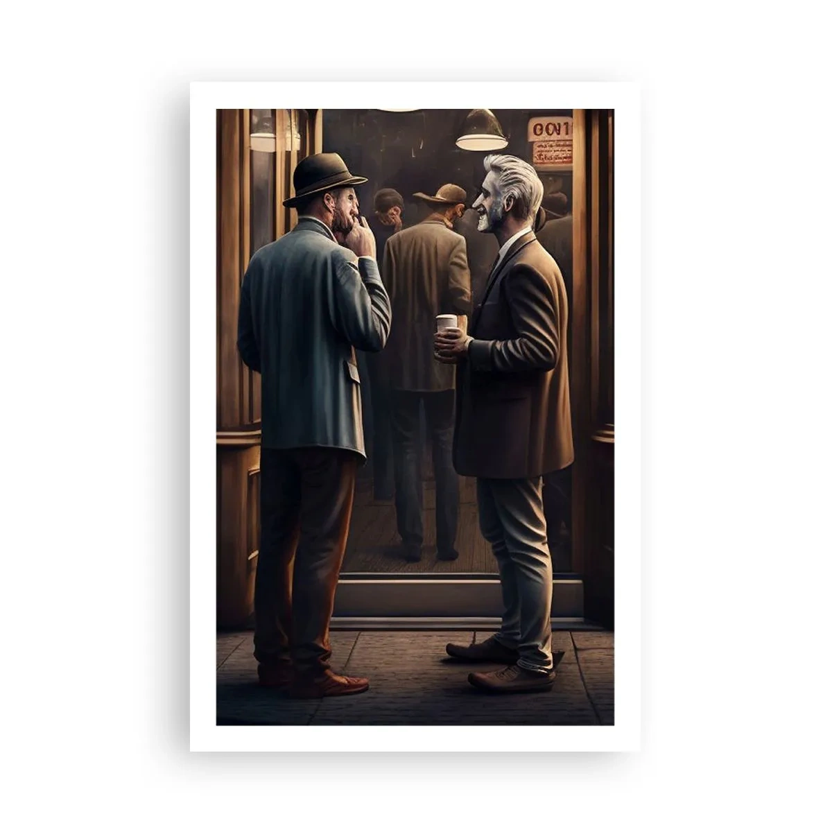 Plakat - Et godt øjeblik på dagen - 61x91 cm