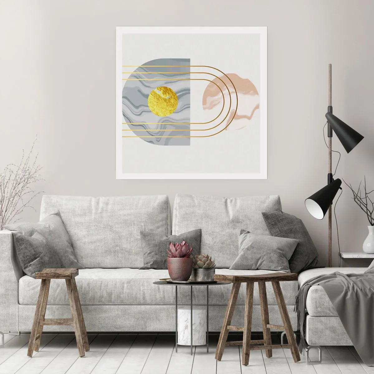 Plakat - Lysstyrke og udstråling - 60x60 cm