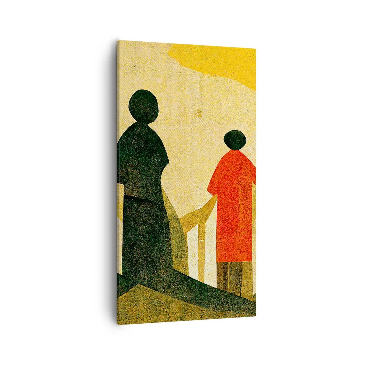 Lærredstryk - Billede på lærred - Stadig langt væk - 55x100 cm