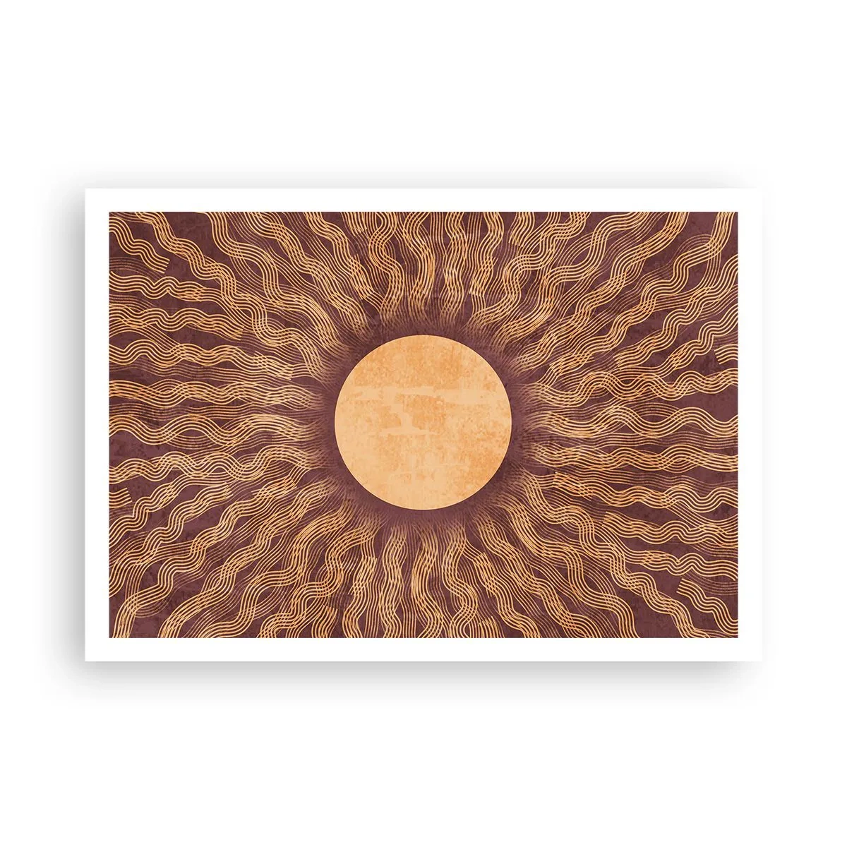 Plakat - Ikon for solen - 100x70 cm