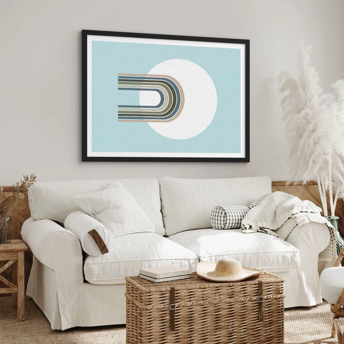 Plakat i sort ramme - Uimodståelig tiltrækningskraft - 50x40 cm