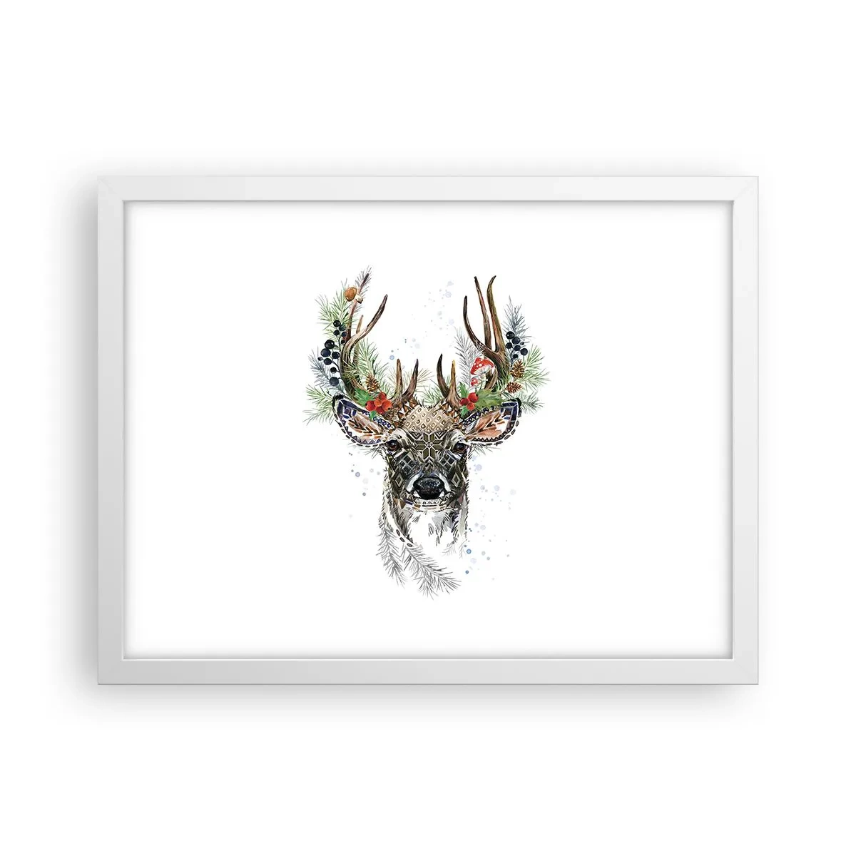 Plakat i hvid ramme - I festlig påklædning - 40x30 cm