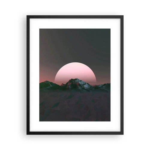 Plakat i sort ramme - I en nabogalakse - 40x50 cm