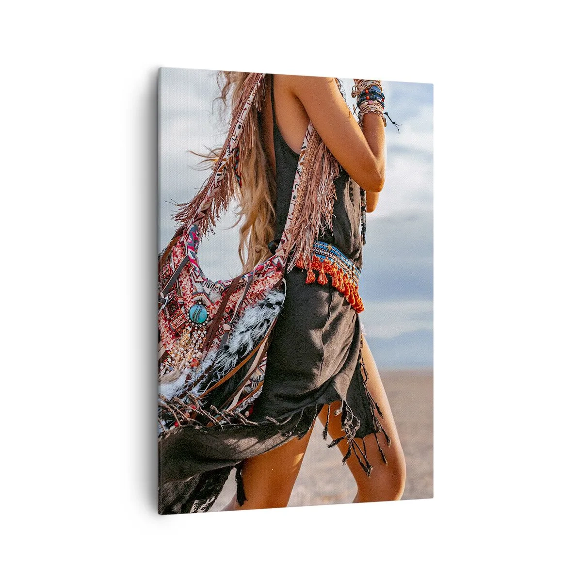 Lærredstryk - Billede på lærred - Shamanens pige - 70x100 cm