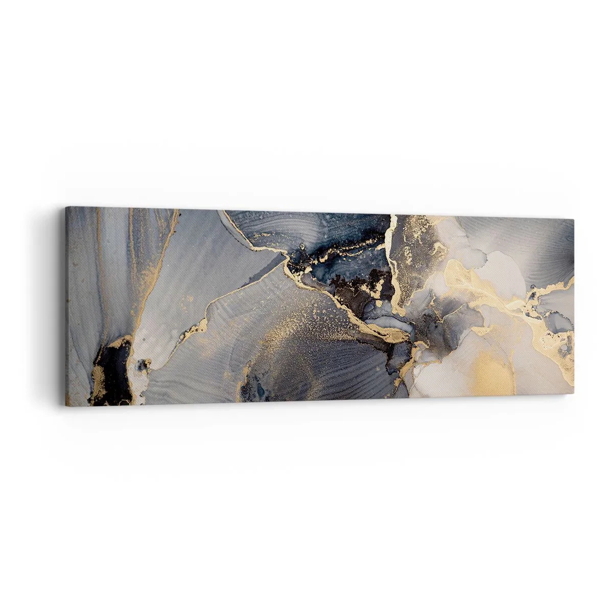 Lærredstryk - Billede på lærred - Livet af sten - 90x30 cm