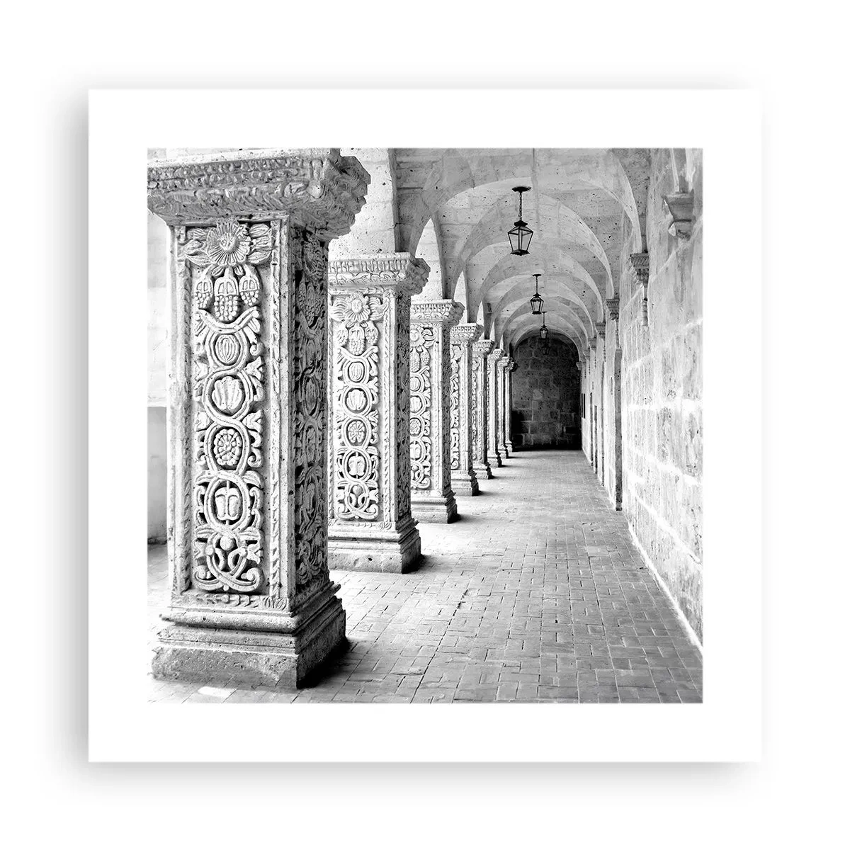 Plakat - Og hvor går det hen...? - 40x40 cm