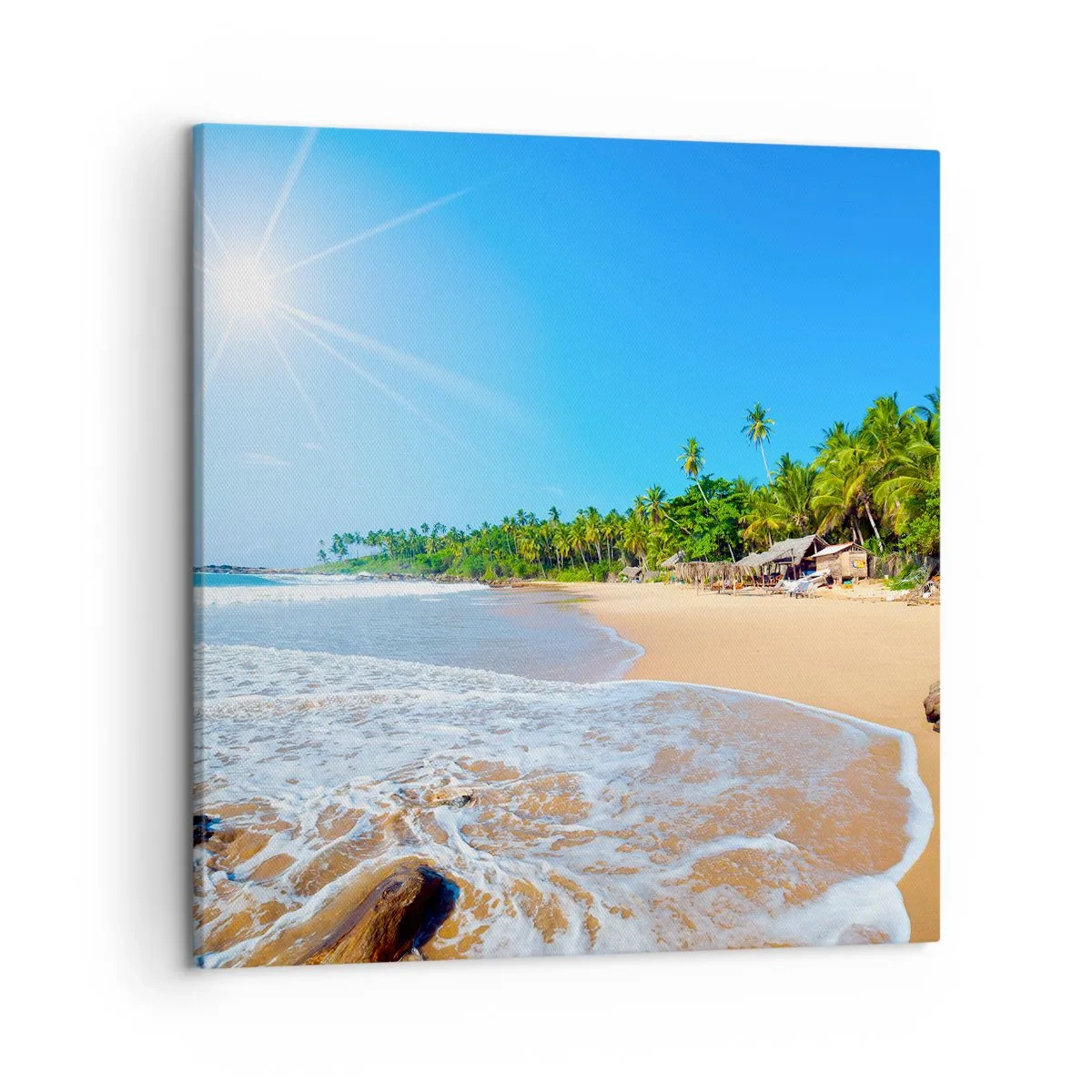 Lærredstryk - Billede på lærred - Et eksotisk sted for dig - 50x50 cm