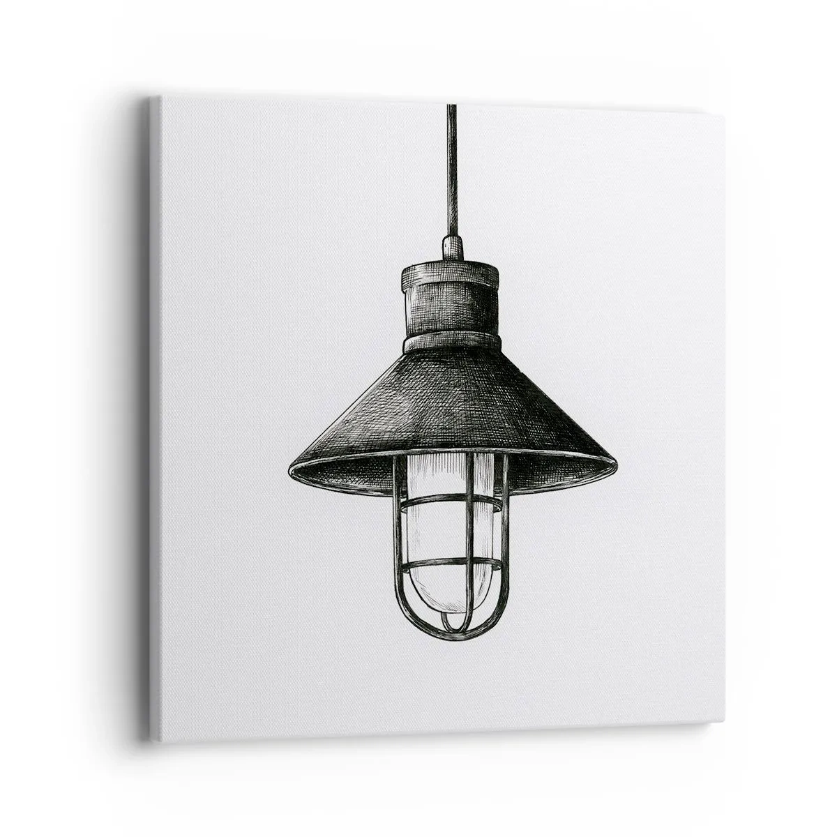 Lærredstryk - Billede på lærred - Som for mange år siden... - 40x40 cm