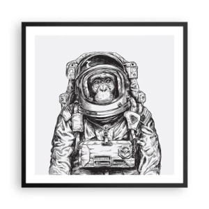 Plakat i sort ramme - Alternativ evolution - 60x60 cm