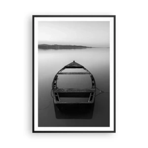 Plakat i sort ramme - Længsel og melankoli - 70x100 cm