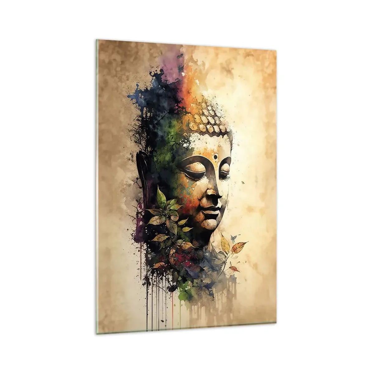 Billede på glas - Namaste! - 80x120 cm