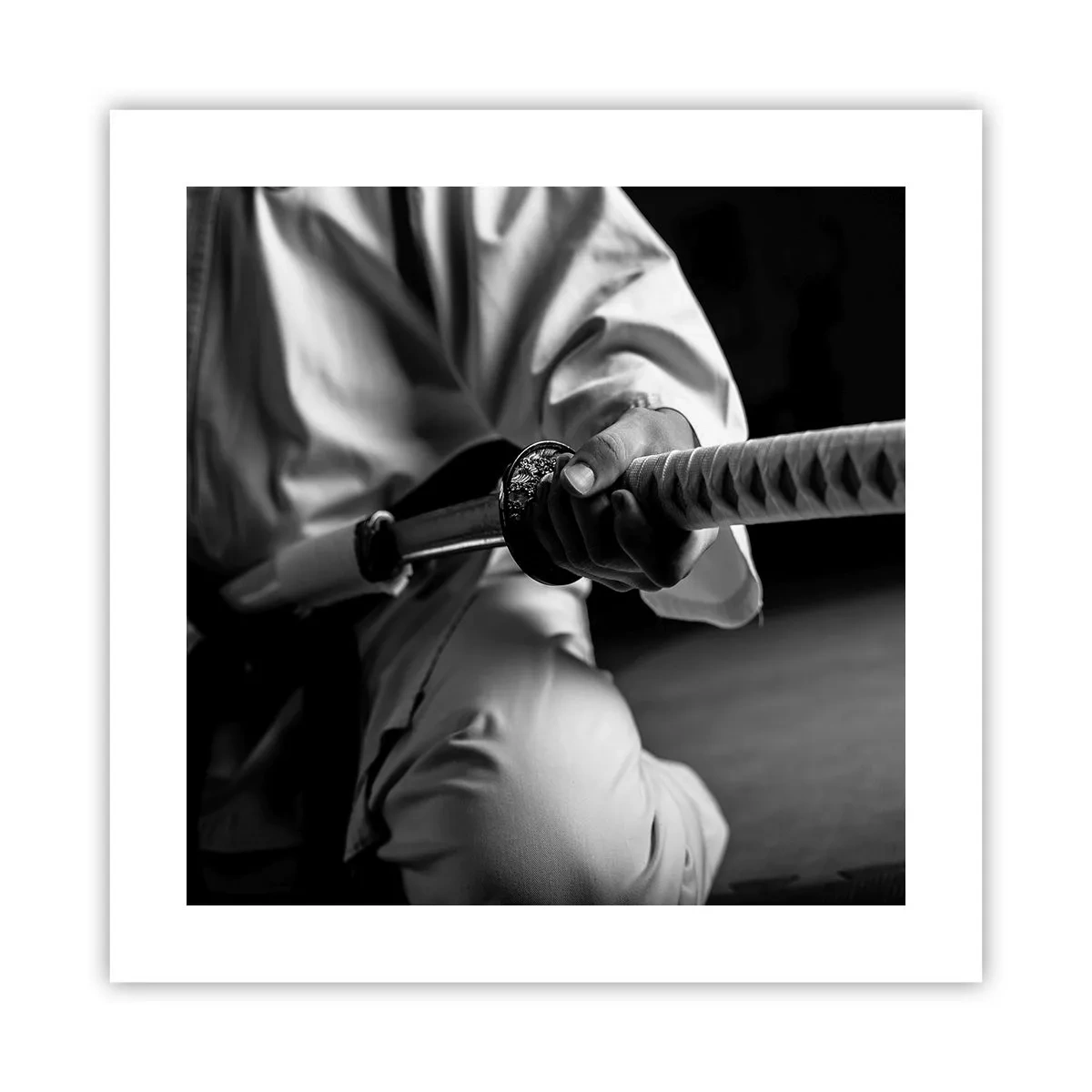 Plakat - En krigers sjæl - 40x40 cm