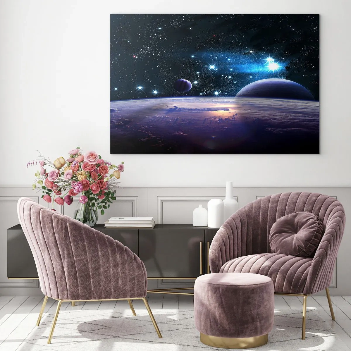 Billede på glas - Er du stadig alene? - 120x80 cm