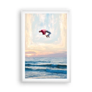 Plakat i hvid ramme - Til en anden dimension - 61x91 cm