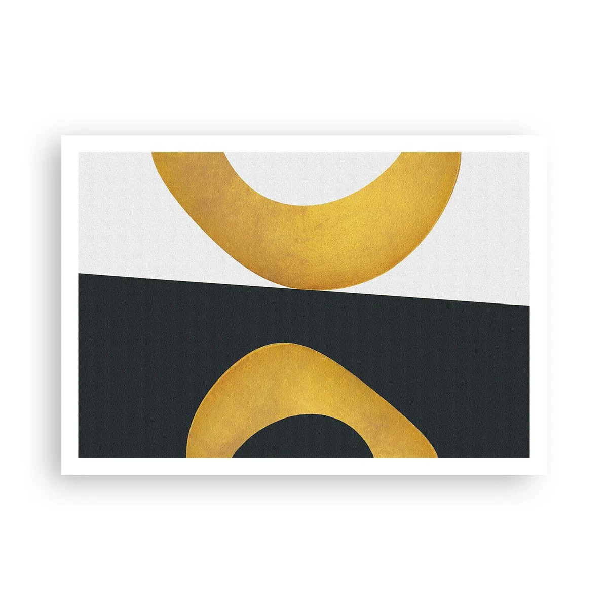 Plakat - Først: guld - 100x70 cm