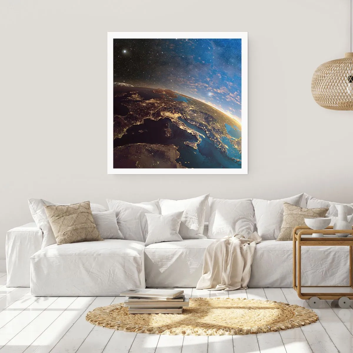 Plakat - Lad os se på hinanden på afstand - 30x30 cm