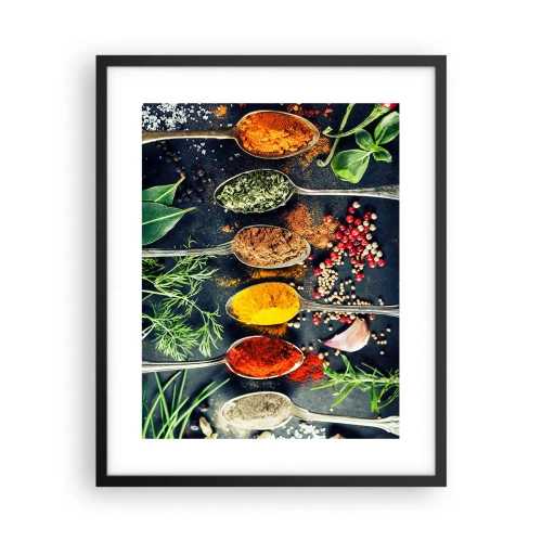 Plakat i sort ramme - Kulinarisk magi - 40x50 cm