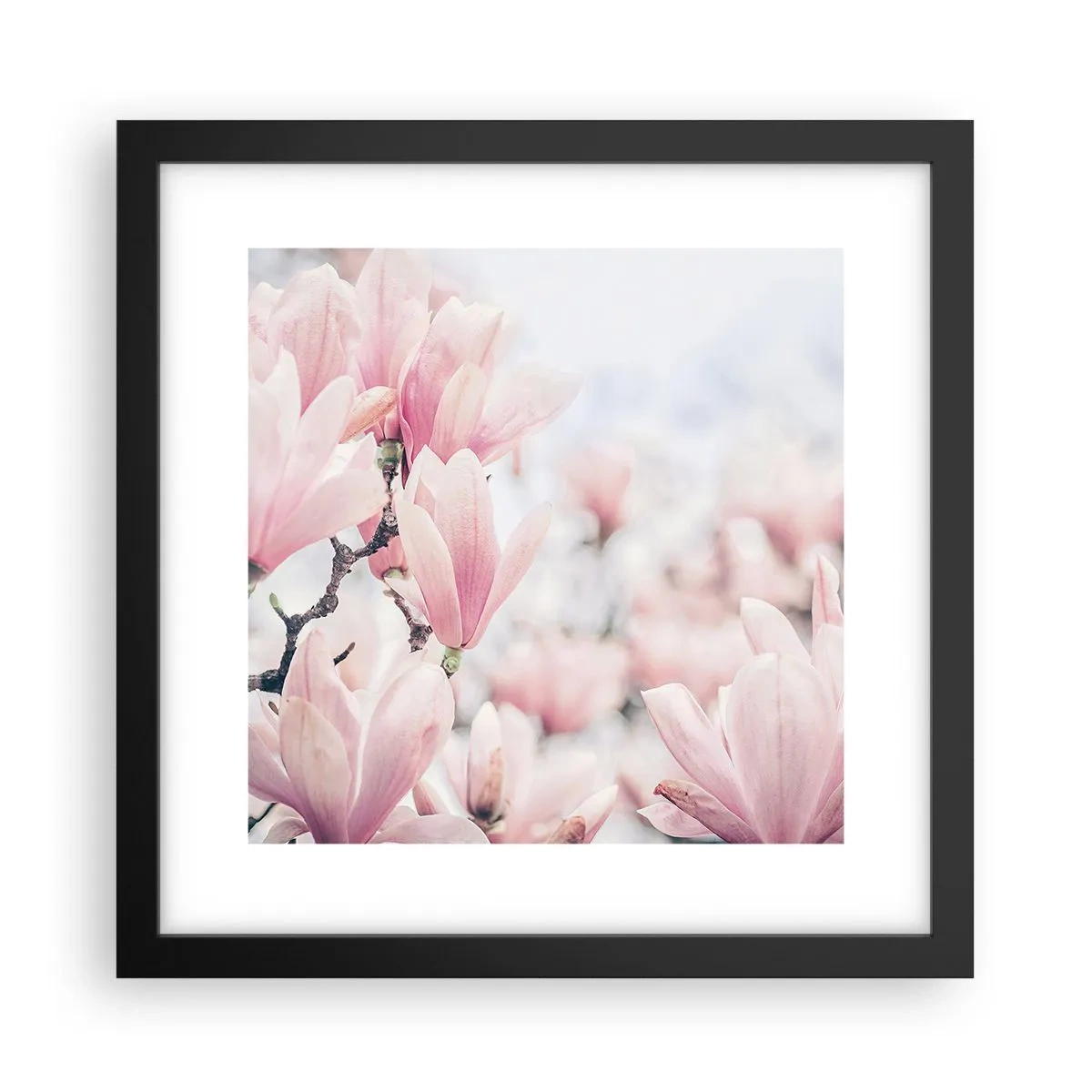 Plakat i sort ramme - Idealet om subtilitet - 30x30 cm
