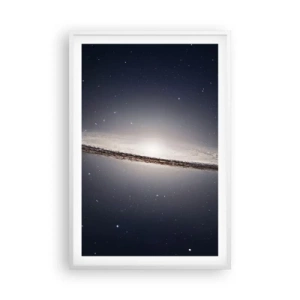 Plakat i hvid ramme - Der var engang i en galakse langt, langt borte.... - 61x91 cm