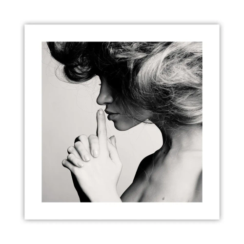 Plakat - Lyt til sig selv - 40x40 cm