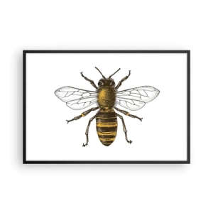 Plakat i sort ramme - Smuk og god - 91x61 cm