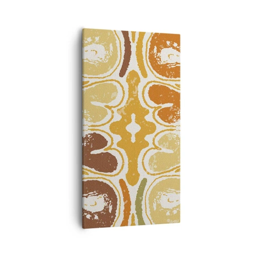 Lærredstryk - Billede på lærred - Sentimental abstraktion - 55x100 cm